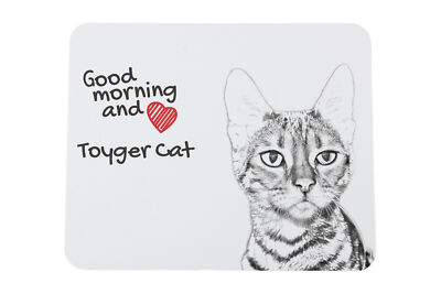 Toyger mouse pad with a cat Art-Dog