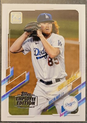 2021 Topps Employee Edition Dustin May Rare Parallel Card #355 Dodgers