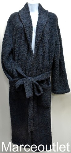 Barefoot Dreams Cozy Chic Heathered Robe SIZE 1 (SMALL) Slate - Foto 1 di 4