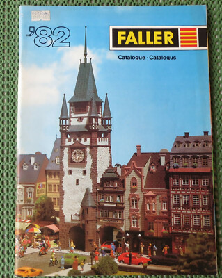 Faller -- Modellbau Jahres Katalog 1982  3-sprachig, engl-franz-niederl (AU221)