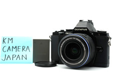  US DUTY PAID Olympus OM-D E-M5 Black Digital Camera sc 16323 14-42 lens 020