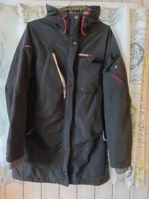 Jacke mit Kapuze, Didriksons, STORMsystem Dry2 , Größe 40, schwarz, 2-Wege-RV