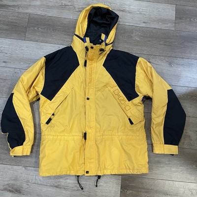 Helly Hansen Helly-Tech Jacket Men s L Yellow Black Waterproof Thinsulate
