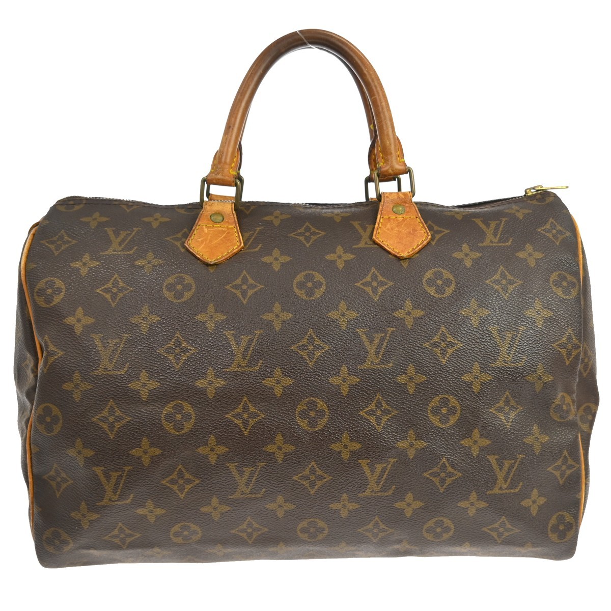 Best03 LOUIS VUITTON SPEEDY 35 HANDBAG PURSE MONOGRAM M41524 MB1910 YQ07847