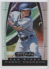 2019 Panini Chronicles Titan Hyper Prizm 222/299 Manny Machado #25 04o2