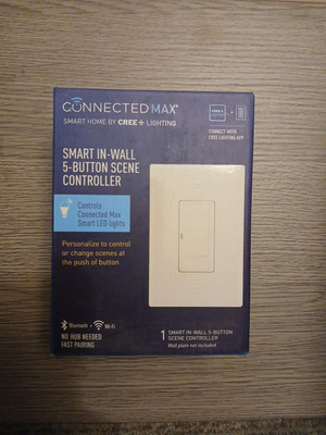 Cree Connected Max Smart In-Wall 5-Button Scene Controller For Connected Max