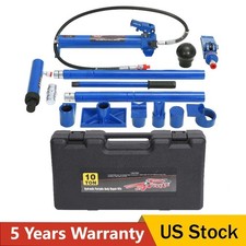 10 Ton Porta Power Hydraulic Jack Body Frame Repair Kit With Storage Case Heavy