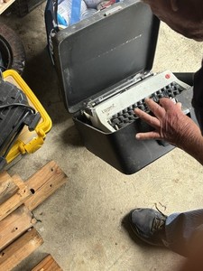 Olympia Vintage Portable Manual Typewriter with Carrying Case