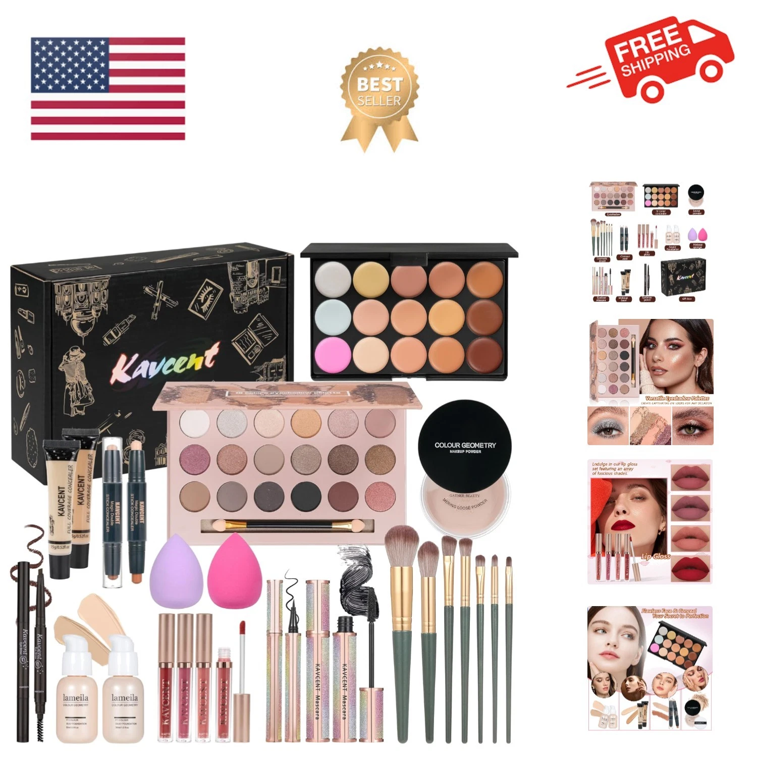 Makeup Kit Makeup Sets for Teens Makeup kits for Women Teenagers Full Kit Mak...