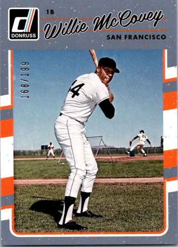 Willie McCovey #192 2017 Panini Donruss card