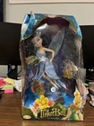 Disney Fairies Tinkerbell Silver Mist Porcelain Doll Fairy New/Damaged Box