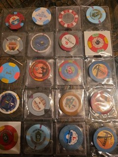 Lot Of 20 Las Vegas Casino Chips