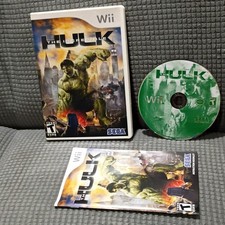 SEGA The Incredible Hulk Nintendo Wii NTSC-U/C T Action Adventure Manual