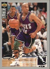 1994-95 Collector's Choice Silver Signature #152 Blue Edwards - BSK