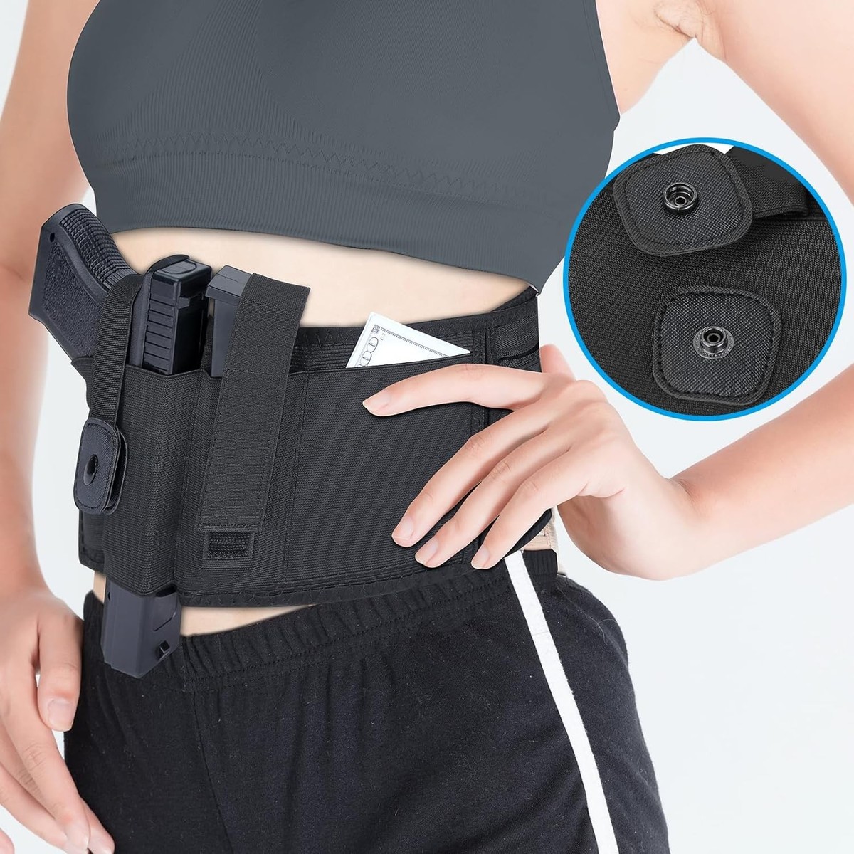 Tactical Belly Band Holster for Concealed Carry Unisex Gun Holster