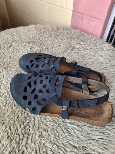 El Naturalista Sandalen 40 Dunkelblau Echtleder
