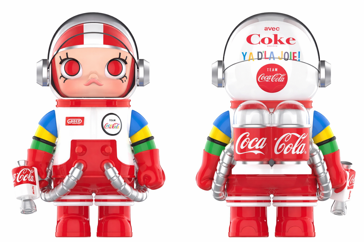 POP MART Mega Space Molly Coca-Cola 400% Figure Kenny Wong Limited