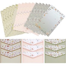 27Pcs Stationery Paper and Envelopes Set, Floral Stationery Set