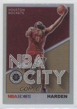 2019-20 Panini NBA Hoops Premium Stock NBA City Holo James Harden #9 0as9