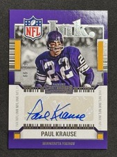 2024 Contenders Football Paul Krause #INK-PKE - NFL INK /99 AUTO Vikings