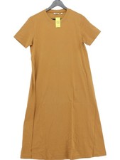 Uniqlo T-Shirt Midi Dress S in Brown