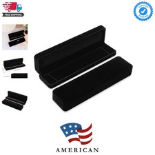 Set of 2 Velvet Necklace Box Long Bracelet Box Display Chain Jewelry Box Case...
