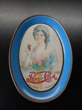 Vintage Pepsi Cola 6โ Tin Tip Tray Farcraft Advertising Made in the USA Pepsico