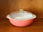Vintage Pink PYREX Casserole Dish with Lid