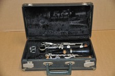 Vintage Musical Instrument Holton Collegiate Clarinet with Hard Carrying Case