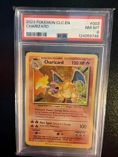 PSA 8 Charizard Holo Classic Collection CLC #003