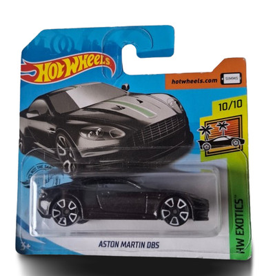 Hot Wheels Aston Martin DBS Schwarz HW Exotics 10/10 Modellauto OVP Neu Mattel