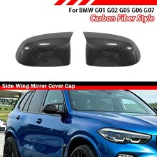 2stk Au�enspiegel Spiegelkappe Geh�use Carbon Optik F�r BMW G01 G02 G05 G06 G07