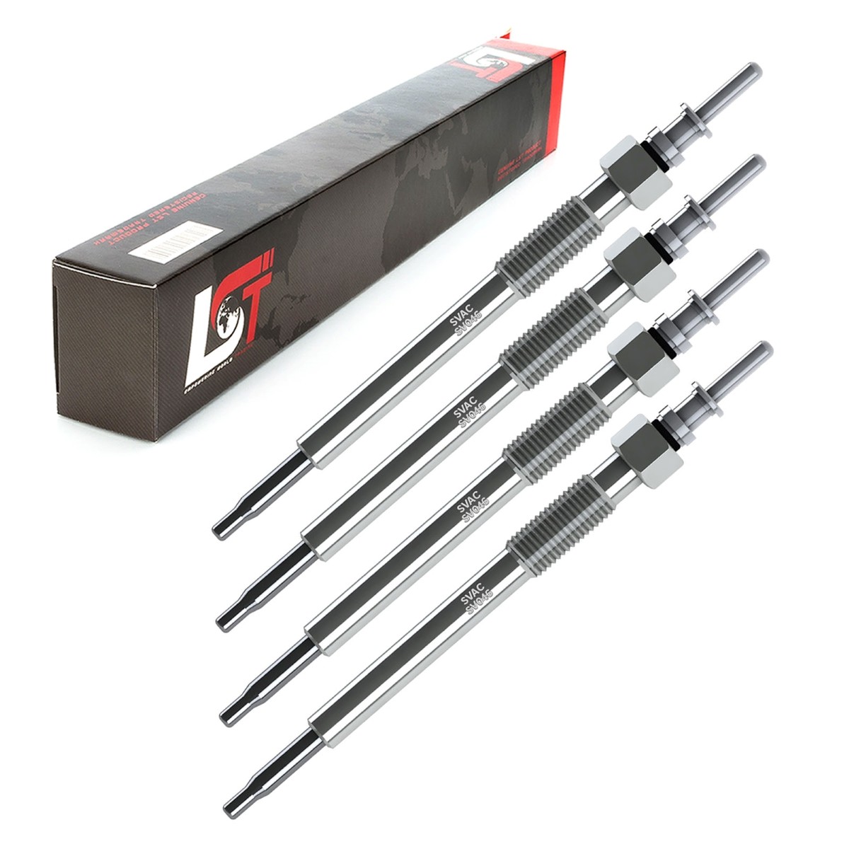 4x GLOW PLUG ROD GLOW PLUG for OPEL COMBO CORSA MERIVA 11 VOLT 1214062 1.7 CDTi