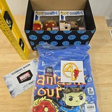 Funko Marvel Collector Corps Fantastic Four Box w/ XL Shirt