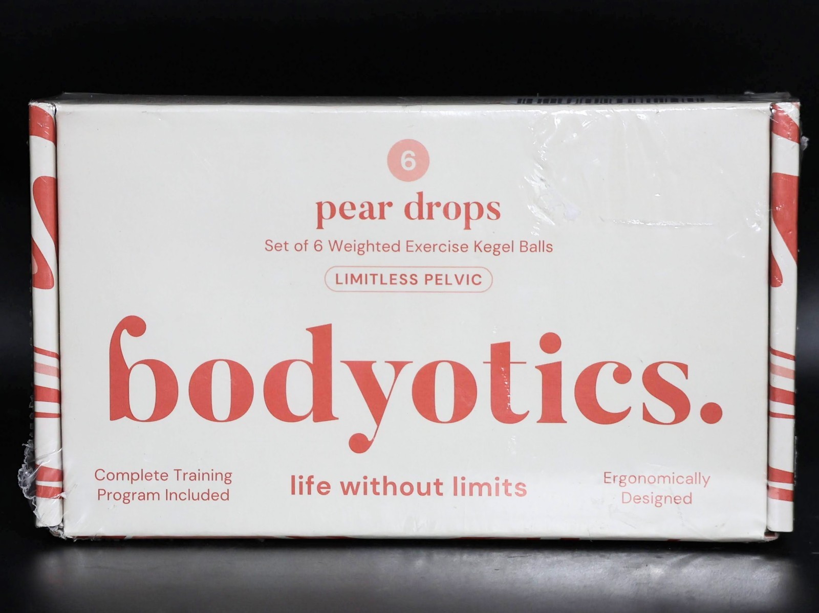 Bodyotics Pear Drops Set of 6 Weighted Exercise Kegel Balls