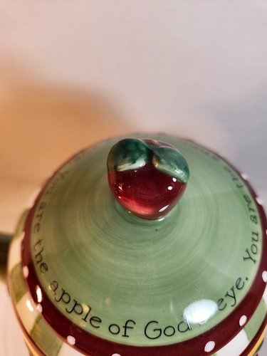 VINTAGE DICKERSON APPLE TEA POT BY KARLA DORNACHER - Picture 8 of 8