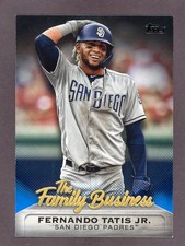 2019 Topps Update The Family Business BLUE Fernando Tatis Jr San Diego Padres
