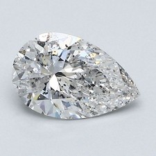 1.02 Carat Cert. GIA Pear Cut Natural Mined Diamond Loose F color I1 clarity 3445.49 per carat