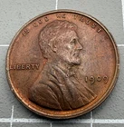 1909 VDB Lincoln Wheat Cent Penny - Great Looking, Higher Grade