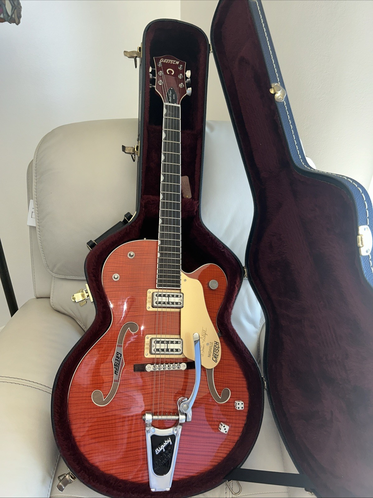 Gretsch 6120SSU Brian Setzer Nashville Orange Stain W / Gretsch Case Mint??