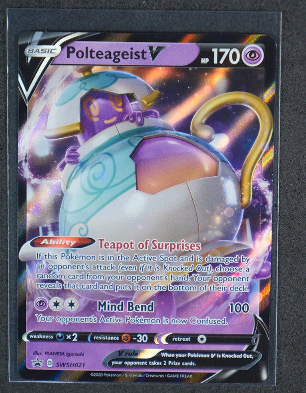 Polteageist V Holo Promo #SWSH021 SWSH: Sword & Shield Promo Cards 2019 NM