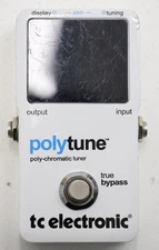 TC Electronic Polytune Poly-Chromatic tuner pedal Guitar Bass