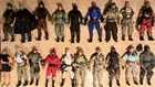 G.I. Joe 12 Figures and Gear Accessories Lot Some Original Some Custom