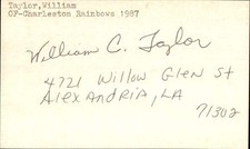 Taylor Williams Signed 3x5 Index Card Cut Brewers Mariners Padres Autograph Den