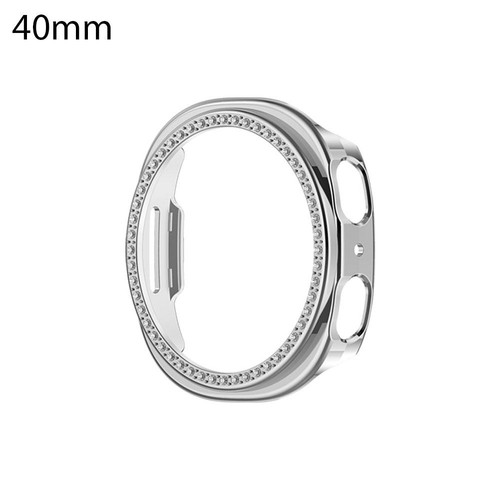 Pour Samsung Galaxy Watch 8 40 mm simple rangée - demi couverture diamant C7J1 - Photo 23 sur 29