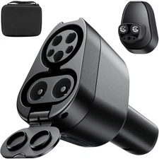 2-in-1 CCS1 & J1772 to Tesla Adapter: Unlock 250KW DC Fast Charging & 80A AC