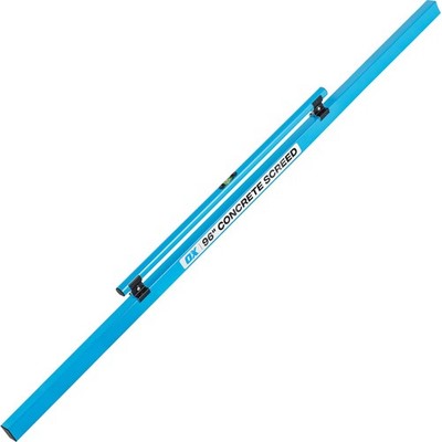 Concrete Screed 96 Inch 8 Ft Aluminum Lightweight Reversible Handle OX Tools