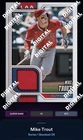 Topps Bunt DIGITAL Card - Mike Trout - Super Rare - Real One Relic - Ser 1