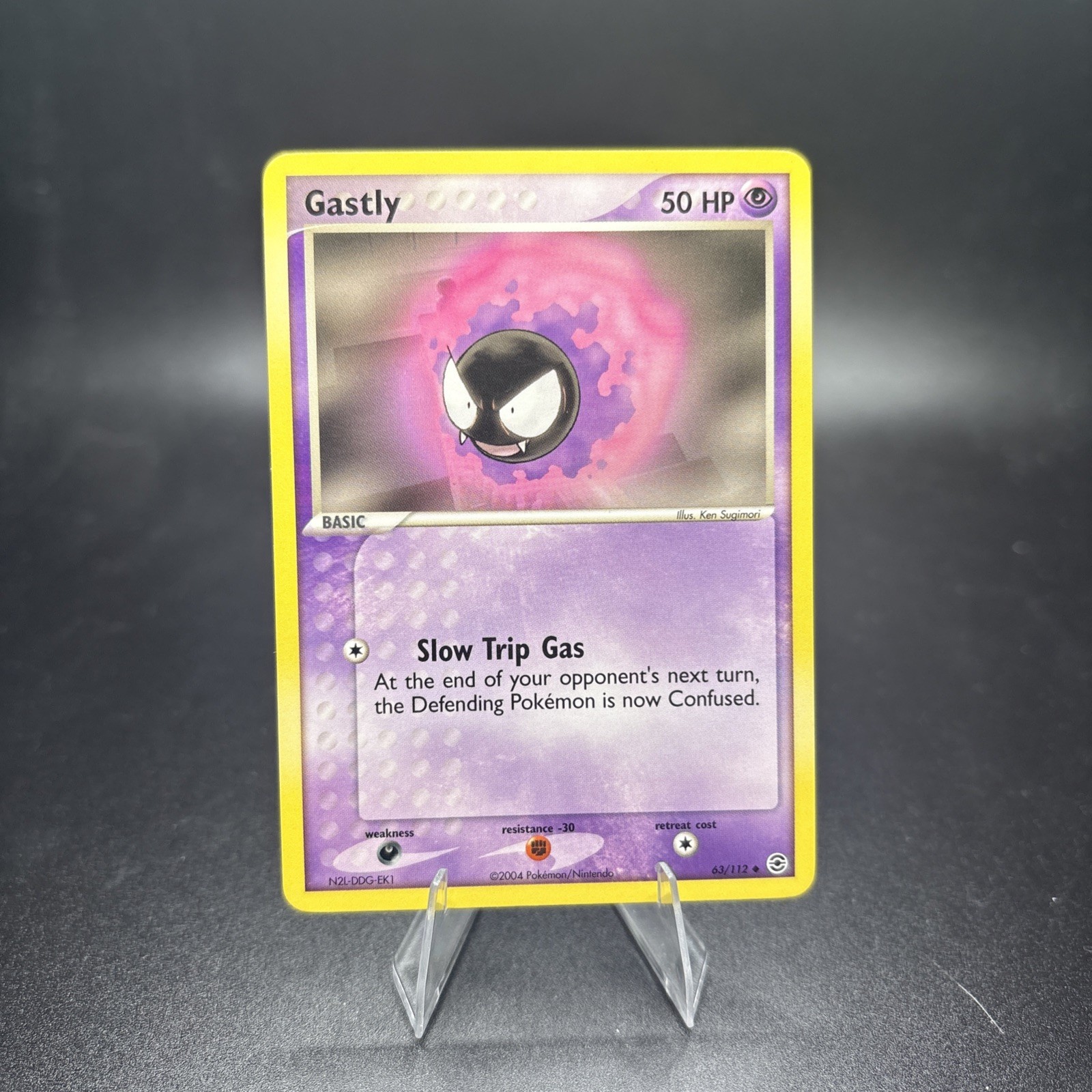 Gastly 63/112 FireRed & LeafGreen Regular NM Pokemon TCG Vintage Near Mint -c