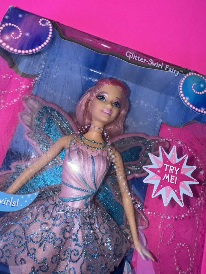 Muñeca Mattel Barbie Fairytopia Mermaidia Brillo Remolino NUEVA Foto 3 de 4